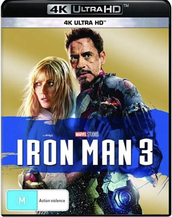 Iron Man 3 (4K UHD) Brand New & Sealed - All Elite DVDs