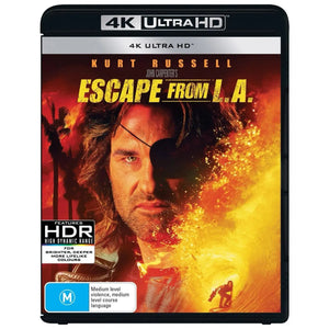 Escape From L.A. (4K UHD) Brand New & Sealed - Region B - All Elite DVDs