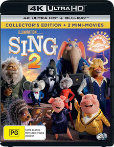 Sing 2(4K-UHD/Blu-Ray)New & Sealed - Region Free - All Elite DVDs