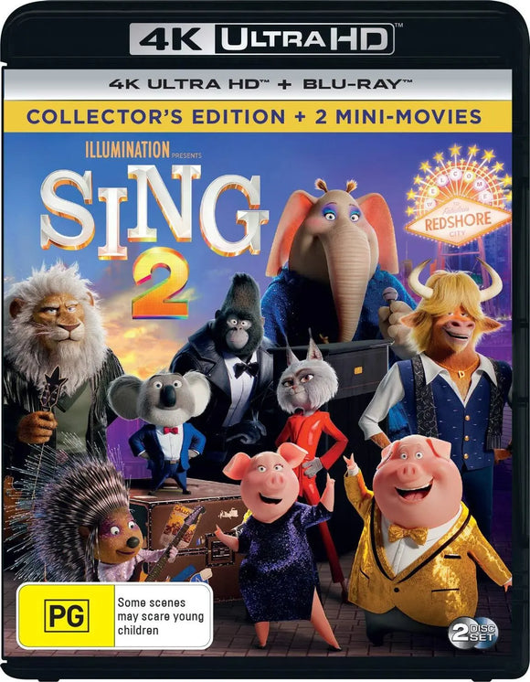 Sing 2(4K-UHD/Blu-Ray)New & Sealed - Region Free - All Elite DVDs