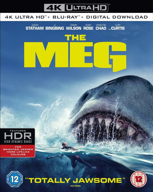 The Meg (UK)(4K-UHD/Blu-Ray)New & Sealed - Region Free - All Elite DVDs