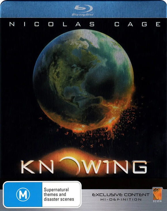 Knowing (Steelbook) (Blu-Ray) New & Sealed - Region B - All Elite DVDs