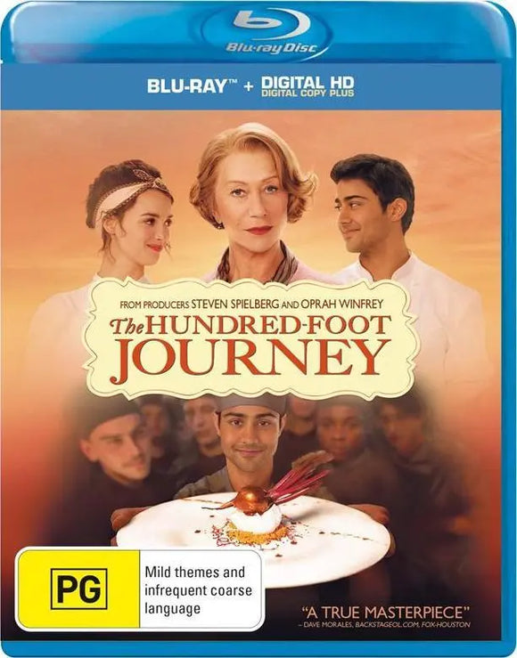 The Hundred Foot Journey (Blu-Ray) New & Sealed - Region B - All Elite DVDs