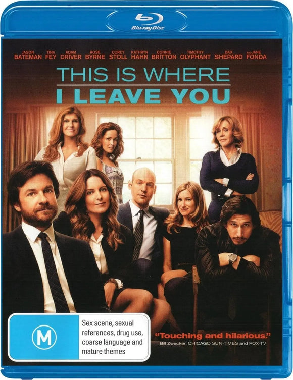 This Is Where I Leave You (Blu-Ray) New & Sealed - Region B - All Elite DVDs