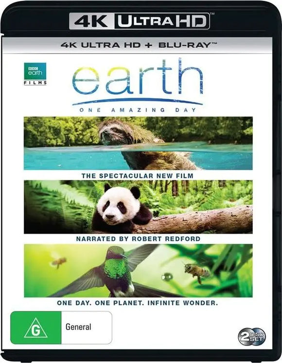 Earth : One Amazing Day(4K-UHD/Blu-Ray)New & Sealed - Region Free - All Elite DVDs