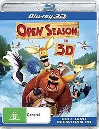 Open Season 3D (Blu-Ray) New & Sealed - Reg B - All Elite DVDs