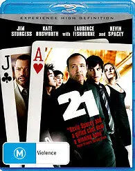 21 (Blu-Ray) New & Sealed - Region B - All Elite DVDs
