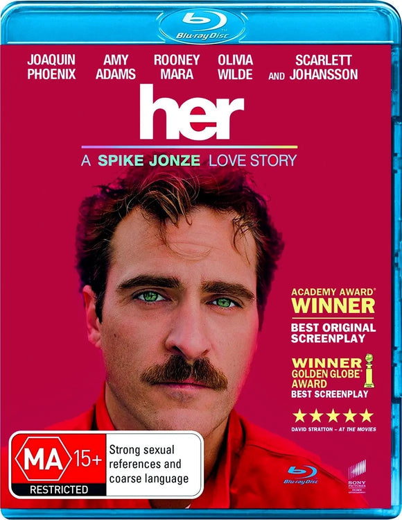 Her (Blu-Ray) New & Sealed - Region B - All Elite DVDs