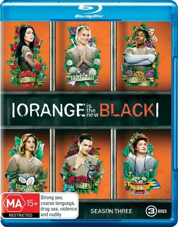 Orange is the New Black - Season 3 (Blu-Ray) New & Sealed - Region B - All Elite DVDs