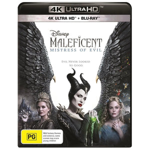 Maleficent: Mistress of Evil (4K UHD + Blu-Ray) Brand New & Sealed - Region B - All Elite DVDs