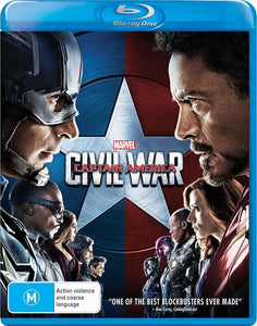 Captain America - Civil War (Blu-Ray) New & Sealed - Region B - All Elite DVDs