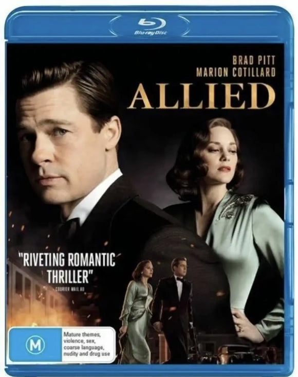 Allied (Blu-Ray) Brand New & Sealed - Region B - All Elite DVDs