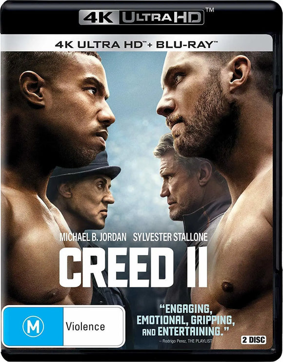 Creed II (4K UHD + Blu-Ray) Brand New & Sealed - Region B - All Elite DVDs