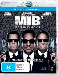 Men In Black 3 3D (Blu-Ray) New & Sealed - Reg B - All Elite DVDs
