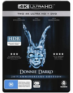 Donnie Darko (4K UHD) Brand New & Sealed - Region Free - All Elite DVDs