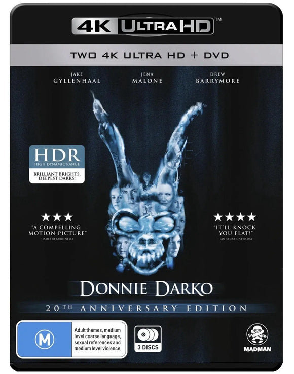 Donnie Darko (4K UHD) Brand New & Sealed - Region Free - All Elite DVDs