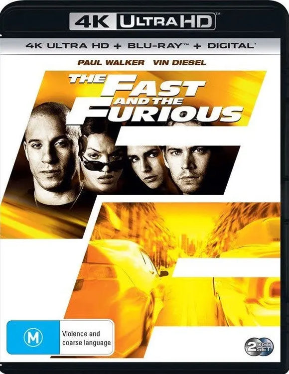 The Fast And Furious (4K-UHD/Blu-Ray)New & Sealed - Region Free - All Elite DVDs