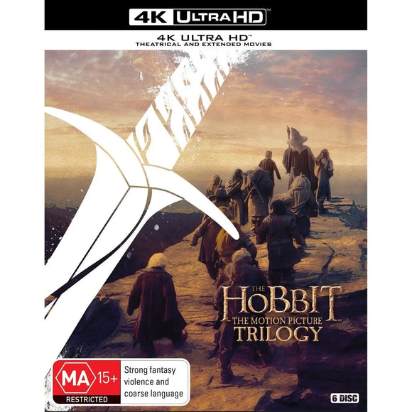 The Hobbit Trilogy (4K UHD) Brand New & Sealed - Region Free - All Elite DVDs
