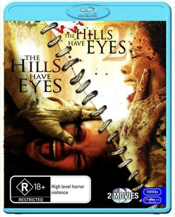 THE HILLS HAVE EYES / THE HILLS HAVE EYES 2 (Blu-Ray) New & Sealed - Region B - All Elite DVDs