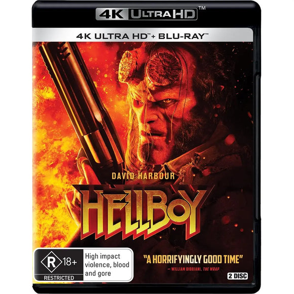 Hellboy (Hopper)(4K-UHD/Blu-Ray)New & Sealed - Region Free - All Elite DVDs