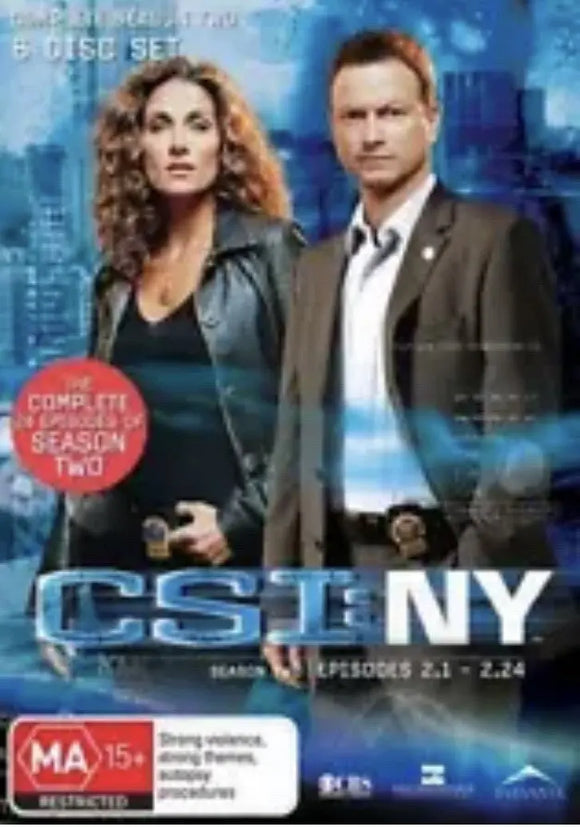 CSI: NY : Season 2 (DVD) New & Sealed - Region 4 - All Elite DVDs