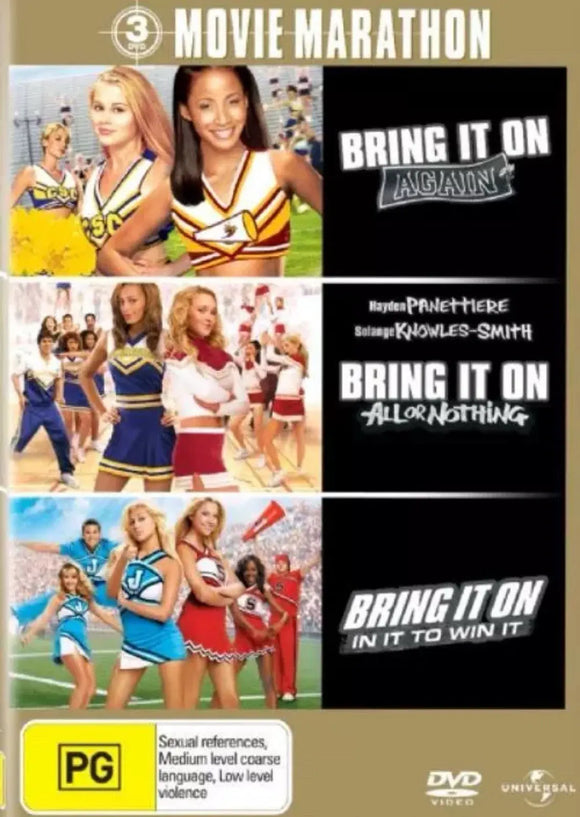 Bring It on Again/Bring It On: All or Nothing/Bring It On: in It to Win (DVD)New - All Elite DVDs