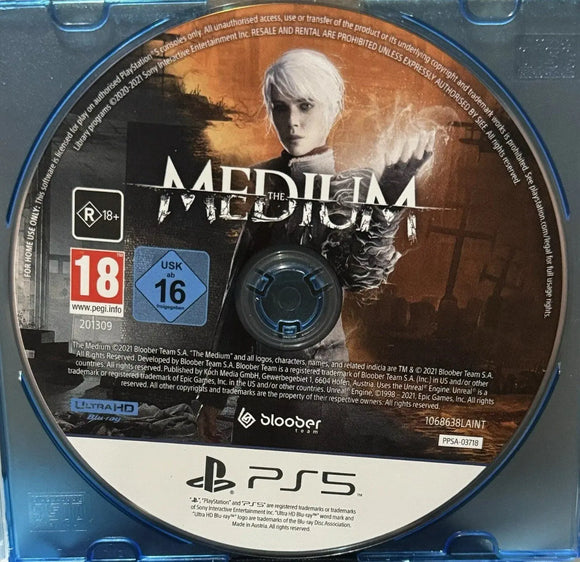 Medium (PS5 Game) Mint Condition - No Case - All Elite DVDs