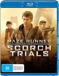 The Maze Runner : The Scorched Trials (Blu-Ray) New & Sealed - Region B - All Elite DVDs