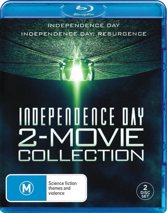 Independence Day 2-Movie Collection (Blu-Ray) Brand New & Sealed - Region B - All Elite DVDs
