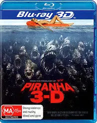 Piranha 3-D (Blu-Ray) New & Sealed - Region B - All Elite DVDs