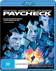 Paycheck (Blu-Ray) New & Sealed - Region B - All Elite DVDs
