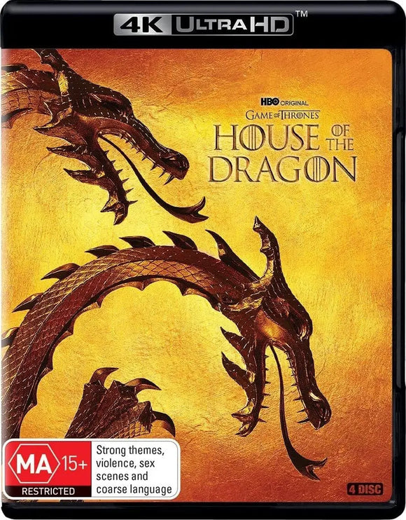 House Of The Dragon : Season 1(4K-UHD)New & Sealed - Region Free - All Elite DVDs
