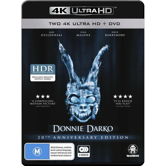 Donnie Darko (20th Anniversary) (4K UHD) Brand New & Sealed - Region B - All Elite DVDs