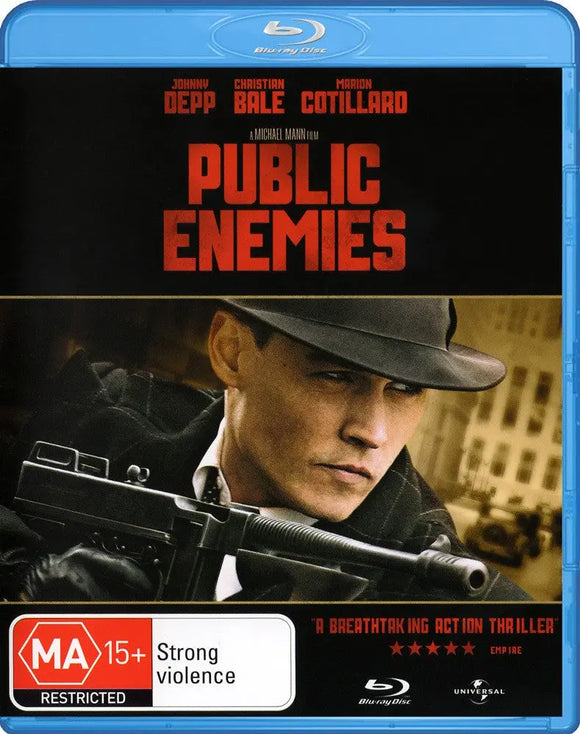 Public Enemies (Blu-Ray) New & Sealed - Region B - All Elite DVDs