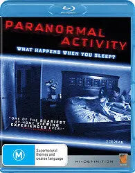 Paranormal Activity (Blu-Ray) New & Sealed - Region B - All Elite DVDs