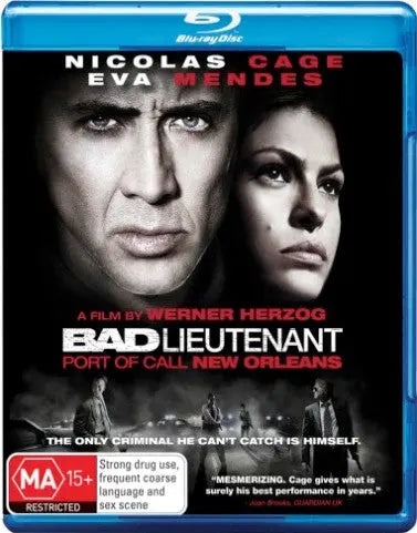 Bad Lieutenant (Blu-Ray) New & Sealed - Region B - All Elite DVDs