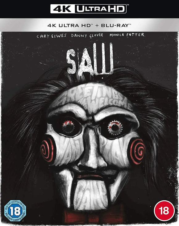 Saw (UK)(4K-UHD/Blu-Ray)New & Sealed - Region Free - All Elite DVDs