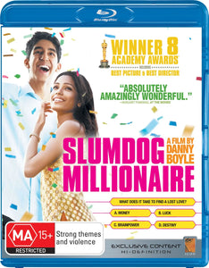 SlumDog Millionaire (Blu-Ray) New & Sealed - Region B - All Elite DVDs