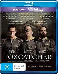 Foxcatcher (Blu-Ray) New & Sealed - Reg B - All Elite DVDs