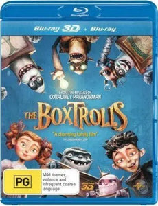 The Boxtrolls 3D (Blu-Ray) New & Sealed - Region B - All Elite DVDs