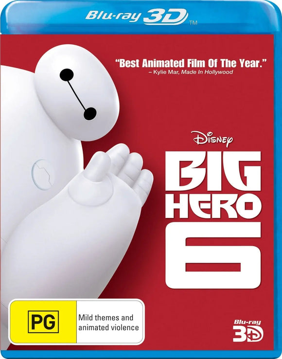 Big Hero 6 3D (Blu-Ray) New & Sealed - Region B - All Elite DVDs