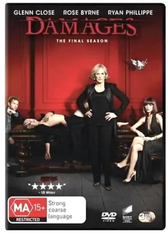 Damages - Season 5 (DVD) Brand New & Sealed - Region 4 - All Elite DVDs