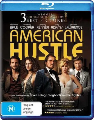 American Hustle (Blu-Ray) New & Sealed - Region B - All Elite DVDs