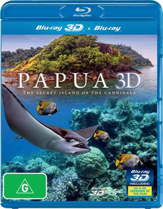 Papua 3D : The Secret Island Of The Cannibals (Blu-Ray) New & Sealed - Region B - All Elite DVDs
