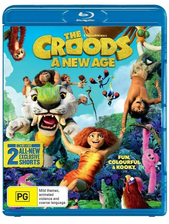 The Croods : A New Age (Blu-Ray) Brand New & Sealed - Region B - All Elite DVDs