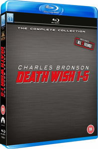 Death Wish 1 to 5 (Blu-Ray) New & Sealed - Region B - All Elite DVDs