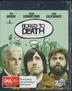 Bored To Death - Season 1 (Blu-Ray) New & Sealed - Region B - All Elite DVDs