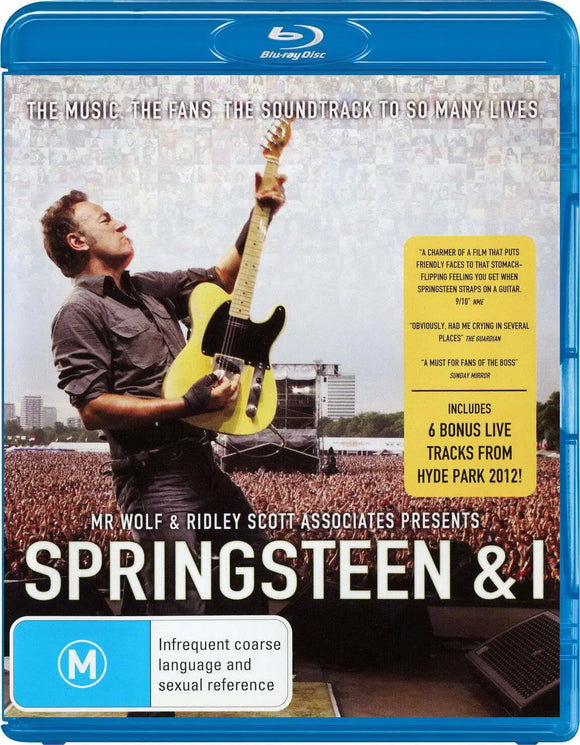 Springsteen & I (Blu-Ray) New & Sealed - Region B - All Elite DVDs