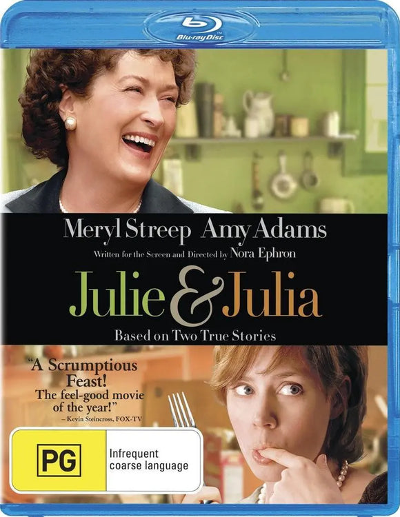 Julie & Julia (Blu-Ray) New & Sealed - Region B - All Elite DVDs