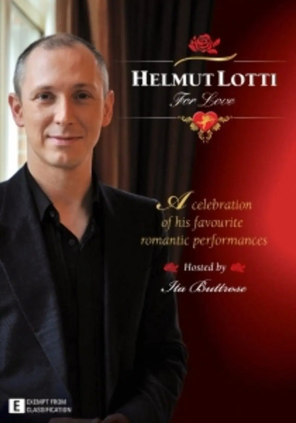 Helmut Lotti For Love(DVD) New & Sealed - Region 4 - All Elite DVDs